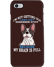 Bulldog Dog My Brain Is Full Phone Case tile