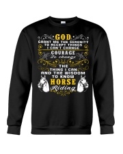 Horse Riding Accept Things Crewneck Sweatshirt tile