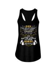 Horse Riding Accept Things Ladies Flowy Tank tile