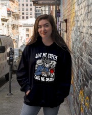 Coffee Give Me Coffee Or Give Me Death 13 Hooded Sweatshirt lifestyle-unisex-hoodie-front-1