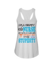Nurse I'm A Grumpy Old Nurse Ladies Flowy Tank tile