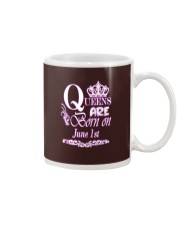 June Queens Are Born On June 1st Mug tile