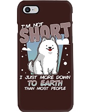 Samoyed Dog I'm Not Short Phone Case tile