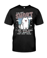 Samoyed Dog I'm Not Short Classic T-Shirt tile