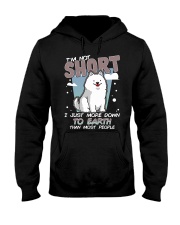 Samoyed Dog I'm Not Short Hooded Sweatshirt front