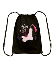 Llama Dream Big Little One Llama Drawstring Bag tile