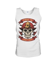 Firefighter First In Last Out Unisex Tank tile