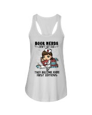 Nurse Book Nerds Don't Get Old Ladies Flowy Tank tile