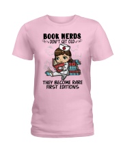 Nurse Book Nerds Don't Get Old Ladies T-Shirt tile