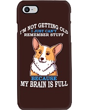Corgi Dog My Brain Is Full Phone Case tile