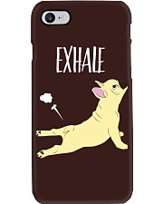 Bulldog Dog French Bulldog Yoga Exhale Phone Case tile