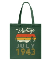 July 1943 Vintage July Birthday Gift Tote Bag tile