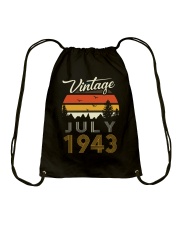 July 1943 Vintage July Birthday Gift Drawstring Bag tile