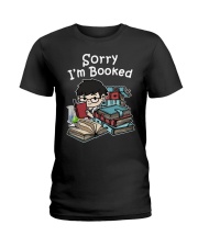 Book Sorry I'm Booked Science Ladies T-Shirt tile