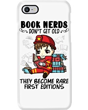 Book Nerds Don't Get Old Firefighter Phone Case tile