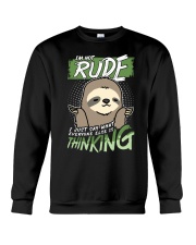 Sloth I'm Not Rude 1 Crewneck Sweatshirt tile
