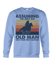 Horse Riding A Horse Assuming I'm Just An Old Man Crewneck Sweatshirt tile