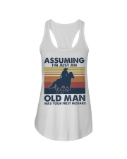 Horse Riding A Horse Assuming I'm Just An Old Man Ladies Flowy Tank tile