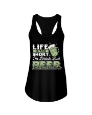 Beer Life Is Too Short For Bad Beer Ladies Flowy Tank tile