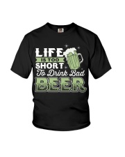 Beer Life Is Too Short For Bad Beer Youth T-Shirt tile