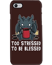 Dragon Too Stressed To Be Blessed Phone Case tile