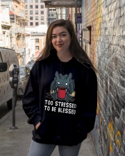 Dragon Too Stressed To Be Blessed Hooded Sweatshirt lifestyle-unisex-hoodie-front-1