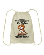 Book Oh Look The Next Chapter Beagle Dog Drawstring Bag tile