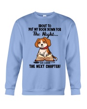 Book Oh Look The Next Chapter Beagle Dog Crewneck Sweatshirt tile