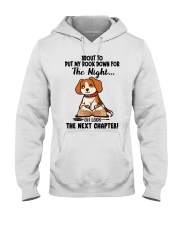 Book Oh Look The Next Chapter Beagle Dog Hooded Sweatshirt front