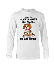 Book Oh Look The Next Chapter Beagle Dog Long Sleeve Tee tile