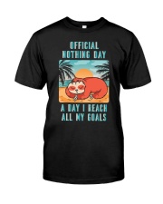 Sloth Saying Sloths Gift Lazy 1 Classic T-Shirt tile