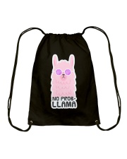 Llama No Problem Llama Drawstring Bag tile