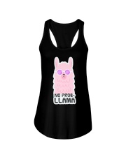 Llama No Problem Llama Ladies Flowy Tank tile