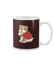 Bulldog Dog Tattoo I Love Mom Mug tile