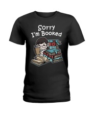 Teacher Sorry I'm Booked Ladies T-Shirt tile
