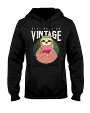 Sloth I Am Vintage Hooded Sweatshirt front