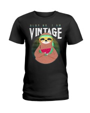Sloth I Am Vintage Ladies T-Shirt tile