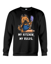German Shepherd Dog My Kitchen My Rules Crewneck Sweatshirt tile