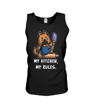 German Shepherd Dog My Kitchen My Rules Unisex Tank tile