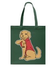 Golden Retriever Dog Tattoo I Love Mom Tote Bag tile