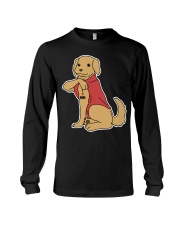 Golden Retriever Dog Tattoo I Love Mom Long Sleeve Tee tile