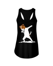 Terrier Dog Funny Dabbing Jack Russell Terrier Ladies Flowy Tank tile