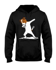 Terrier Dog Funny Dabbing Jack Russell Terrier Hooded Sweatshirt front