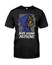 Terrier Dog Busy Doing Nothing Classic T-Shirt tile