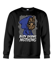 Terrier Dog Busy Doing Nothing Crewneck Sweatshirt tile