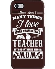 Teacher I Love More Than Being Teacher Phone Case tile