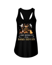 Book Cute Book Animal Lover Ladies Flowy Tank tile