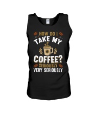 Coffee I Take My Coffee Very Seriously Unisex Tank tile