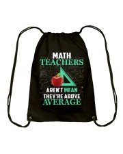 Teacher Math Teachers Aren't Mean Drawstring Bag tile