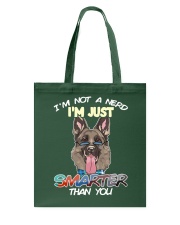 German Shepherd Dog I'm Not A Nerd Tote Bag tile